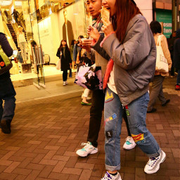 women japan street