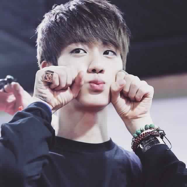 bts jin cute kawaii #Bts #Jin image by @lefabulouskillj0y